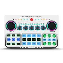 X50 Original Professional Sound Card Audio Studio Recording Interface Mixers Music Card With Sound For Live Mobile Phone PC