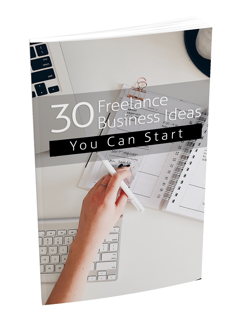 A -30 Freelance Business Ideas You Can Start - Free eBook - Arabic