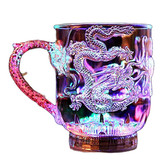 LED Flash Magic Color Changing Dragon Cup Water Activated