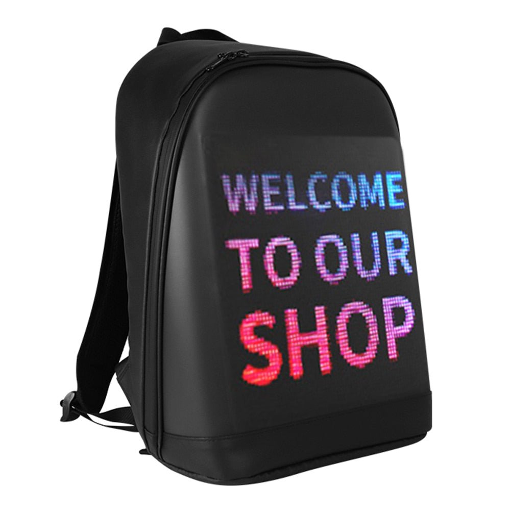 Print Bag Travel Laptop Bag LED Screen Display Backpack Wireless Business Travel Laptop School Bag Fashion Women Men